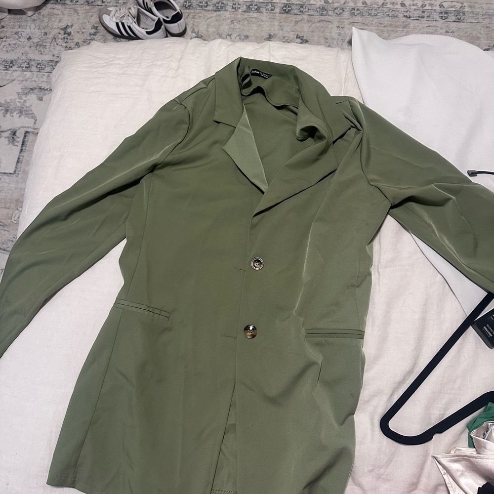 SHEIN Sage Green Women's Blazer